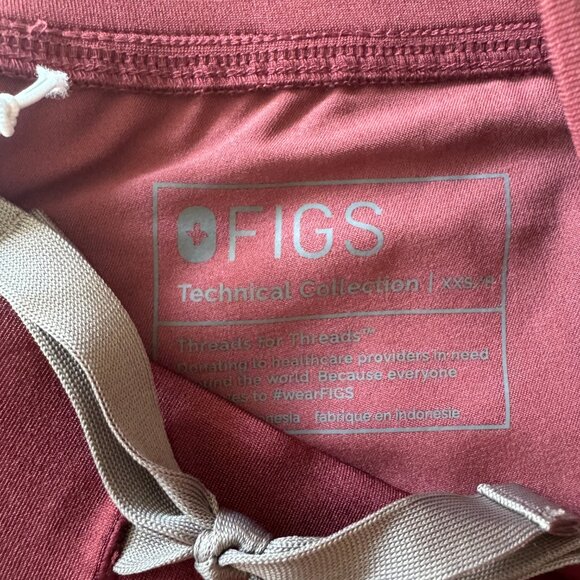 New! Figs Zamora 2.0 Petite Jogger Size XXS in Mauve Pink - Picture 9 of 12